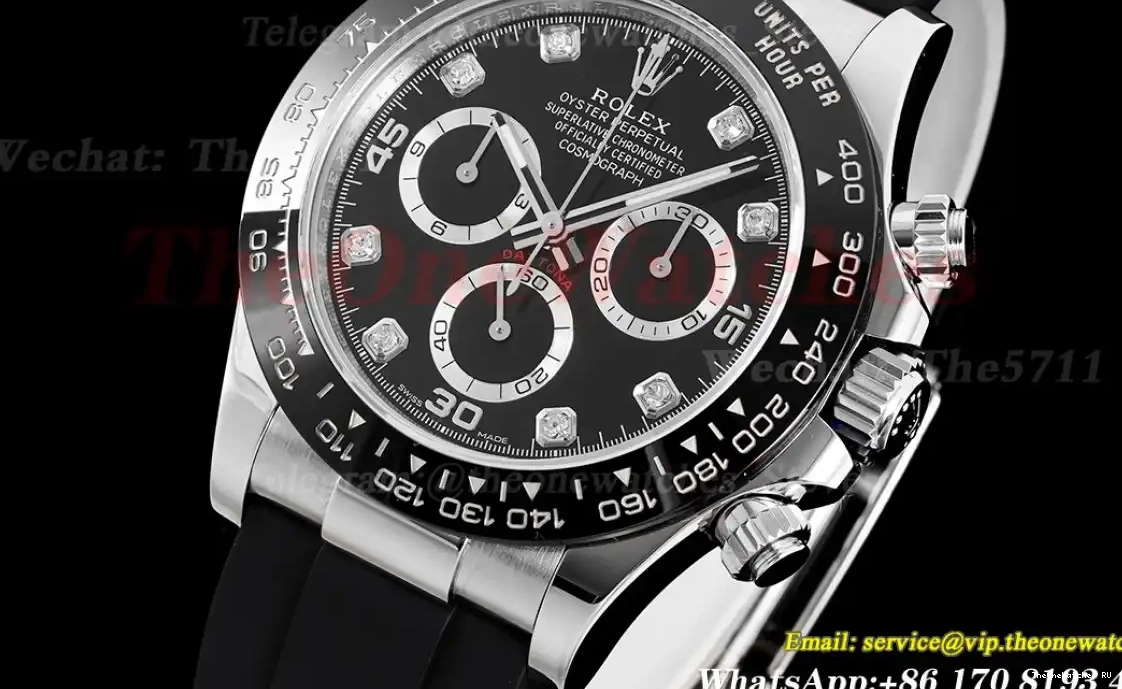 Dia 40mm SS KING SA4130 Daytona RU 116519 Black 0520
